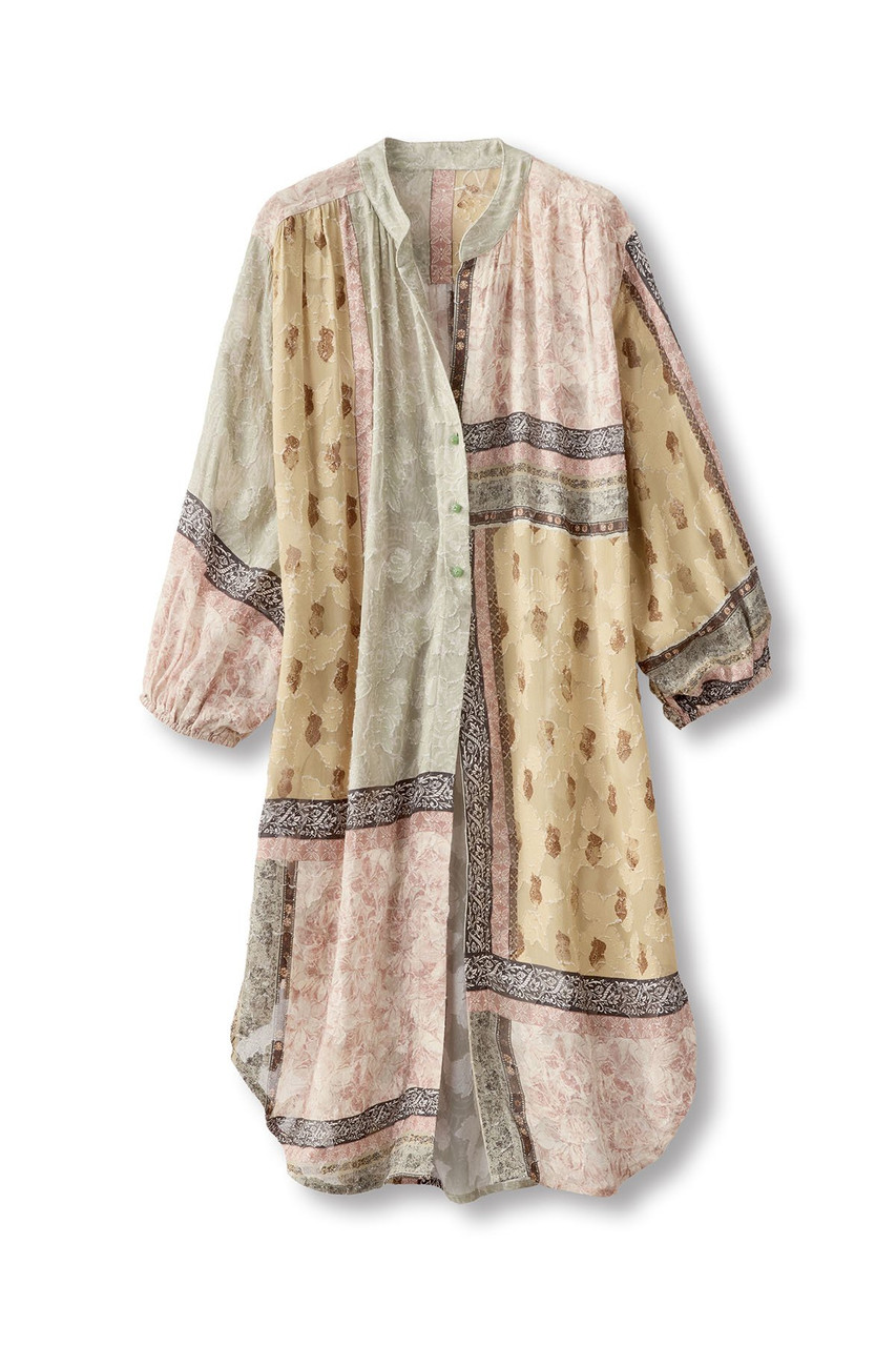 Printed Burnout Jacquard Long Topper - image 3