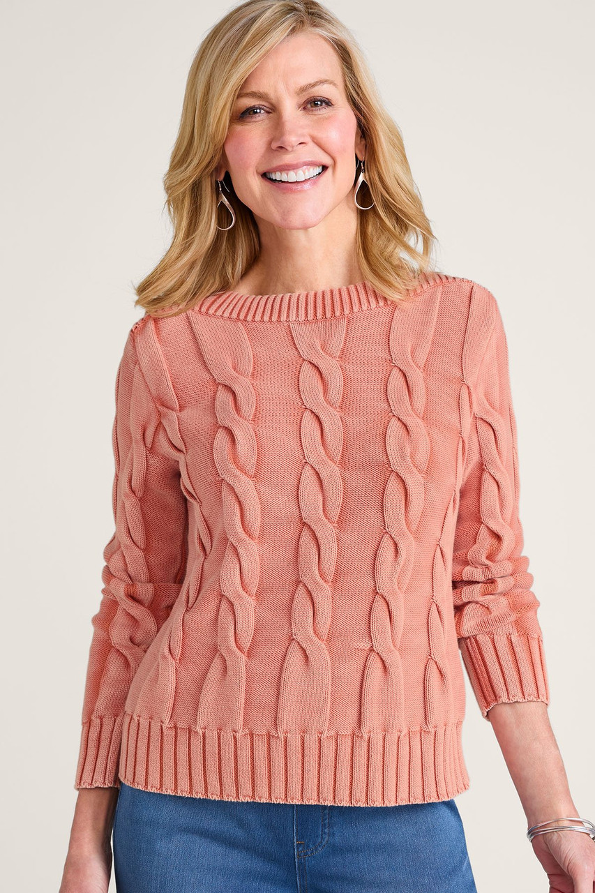 Lofty Cable Boatneck Swtr - image 2