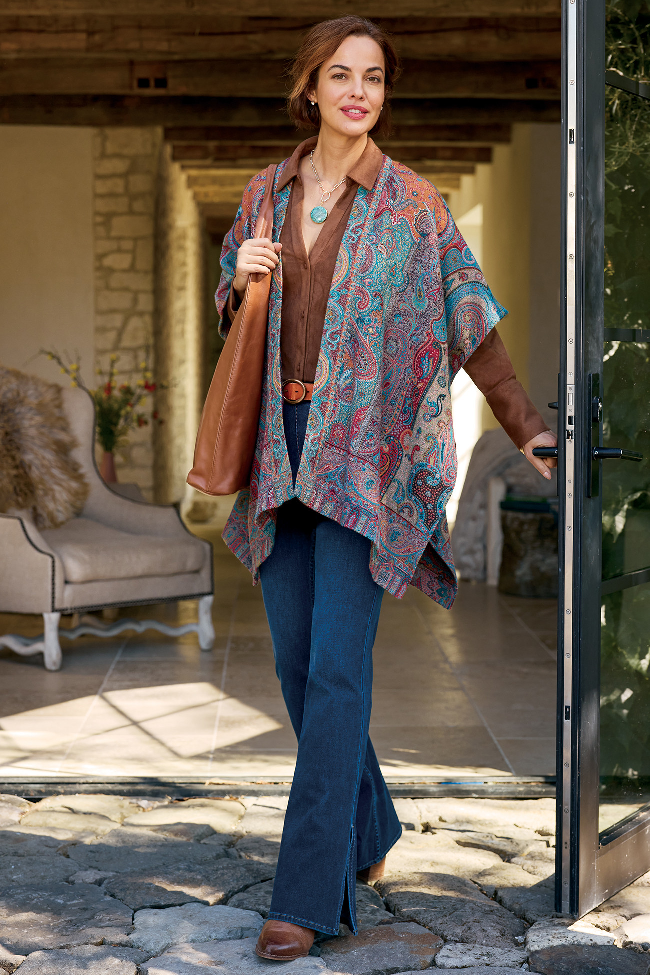 Whispering Birch Kimono Wrap