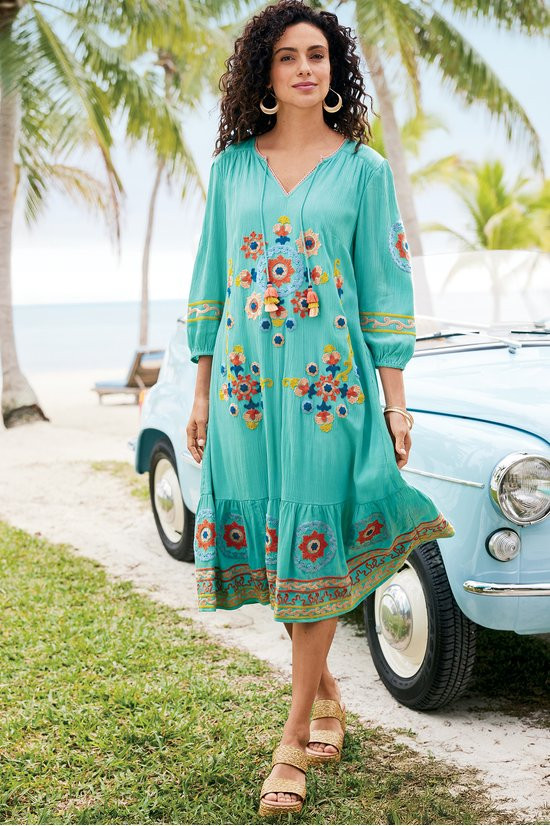 Maya Midi Dress Saffron Sun