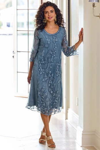 soft surroundings fall dresses Soft Surroundings Paisley Print Zip Front Dress Women's 2X