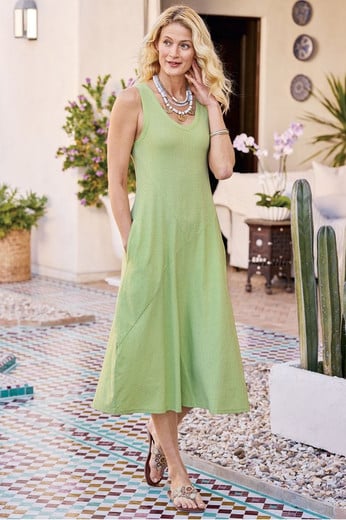 soft surroundings cocktail dresses Soft Surroundings Divani Black Smocked Midi