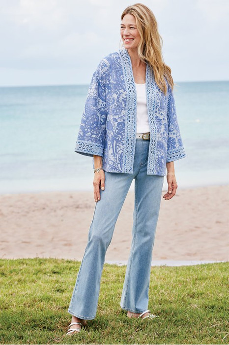 Zerah Embroidered Topper