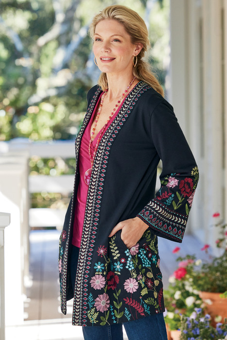 Moxie Jacquard Cardigan