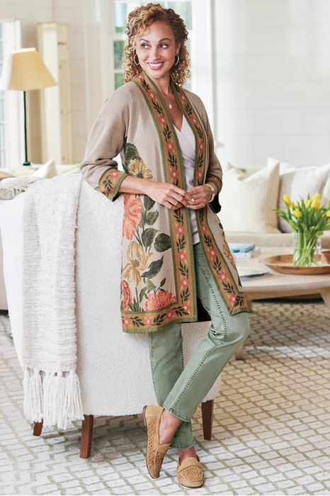 Amberlyn Shaker Stitch Cardigan