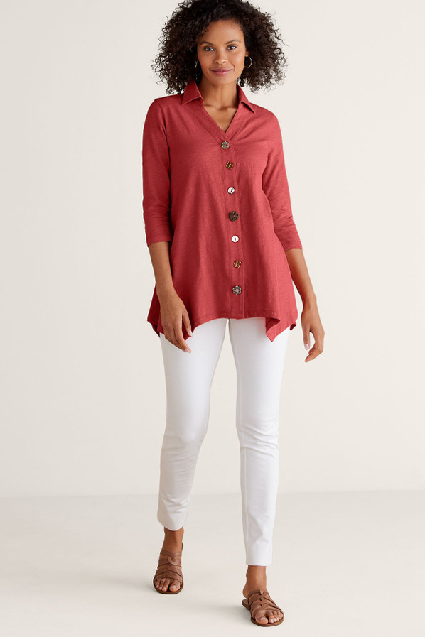 Danielle Button Danielle Button 3/4 Sleeve Tunic