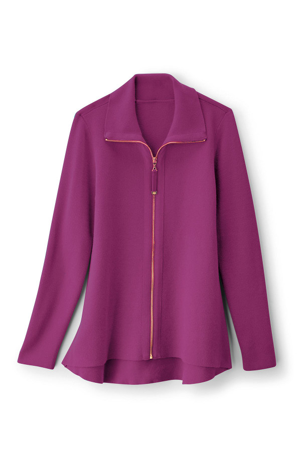Meria Zip Cardi