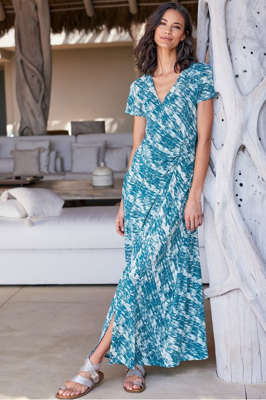 ワンピース ENFOLD wave drape dress 36 Joanna Wrap Dress