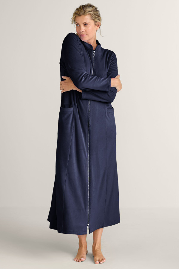 Zinfandel Zip Up Robe