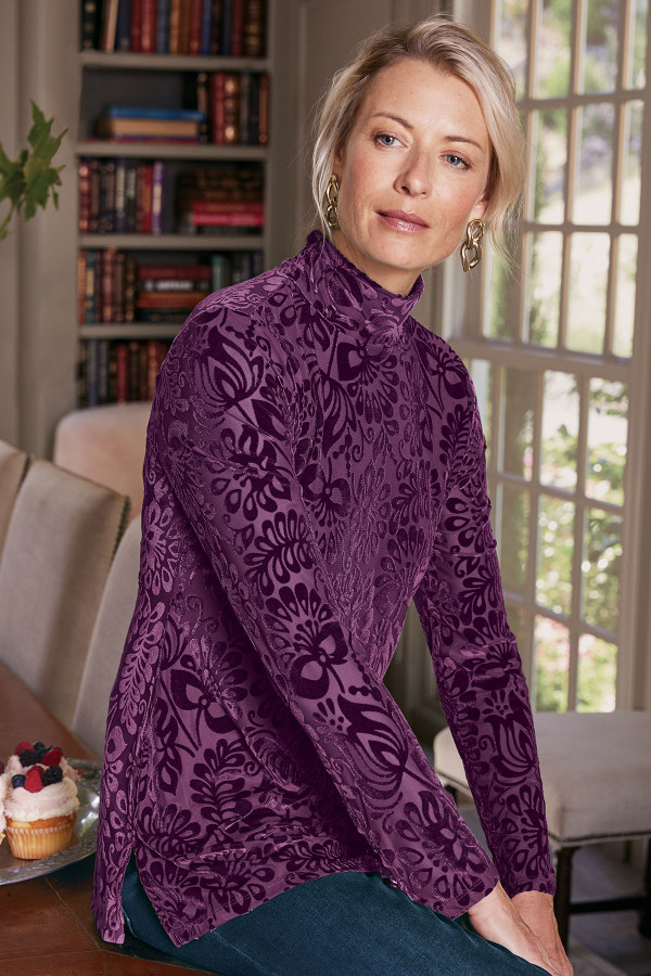 Walden Velvet Turtleneck