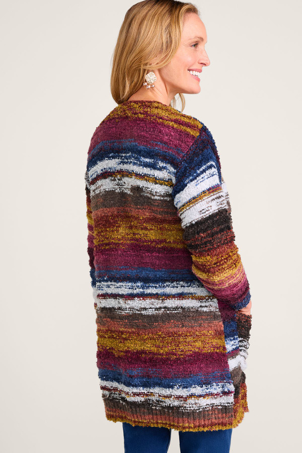 Painted Skies Boucle Cardigan