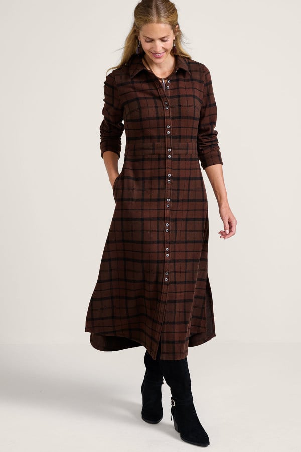 flare sweater dress 3/4 Sleeve Fit and (Tan) | Organic Clothing Black Dress Really Short StyleCode: 1930058754939 Size Guide:8 length sleeves Removable belt