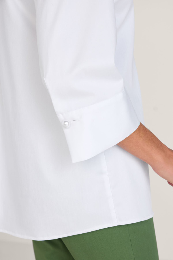 Easy Care Stretch Woven 3/4 Slv Popover
