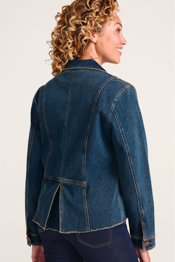 Ultimate Denim Pleated Back Jacket