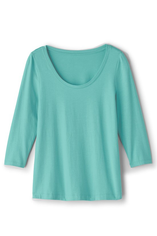 Soft Essential™ Supima® 3/4 Sleeve Tee I