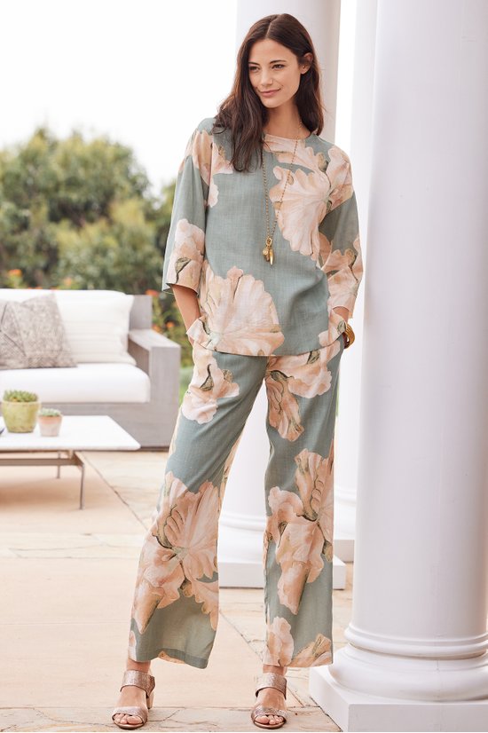 【MARO】Flourish wide pants dress Fleur Pants