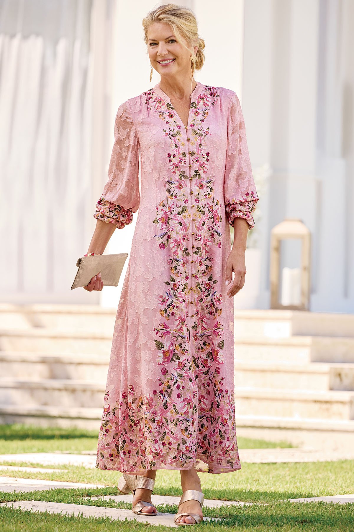 cute and cheap maxi dresses PRETTYGARDEN Womens Square Neck Maxi Dresses Cap Sleeve Eyelet Smocked