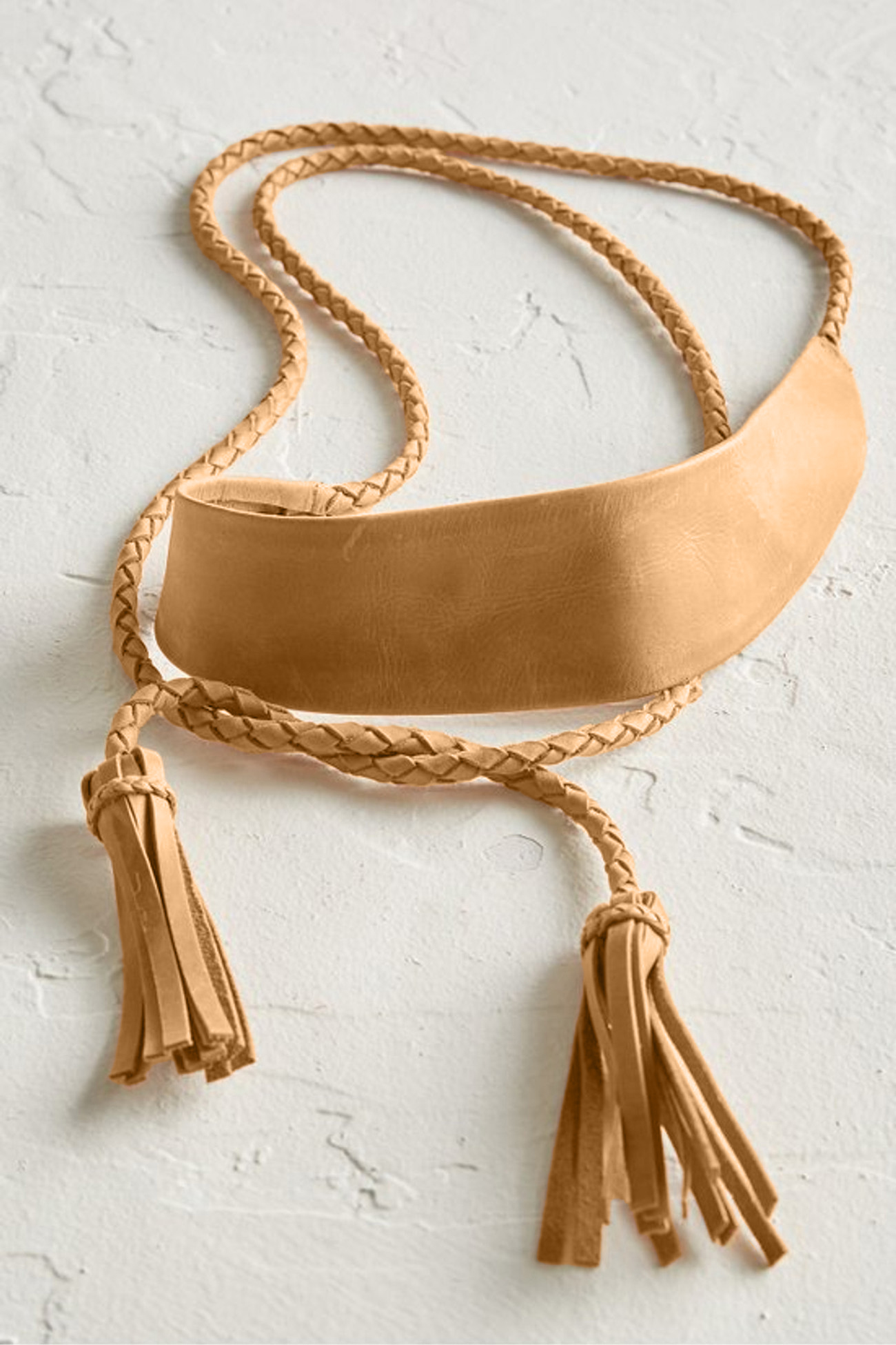 Rope Leather Wrap Belt