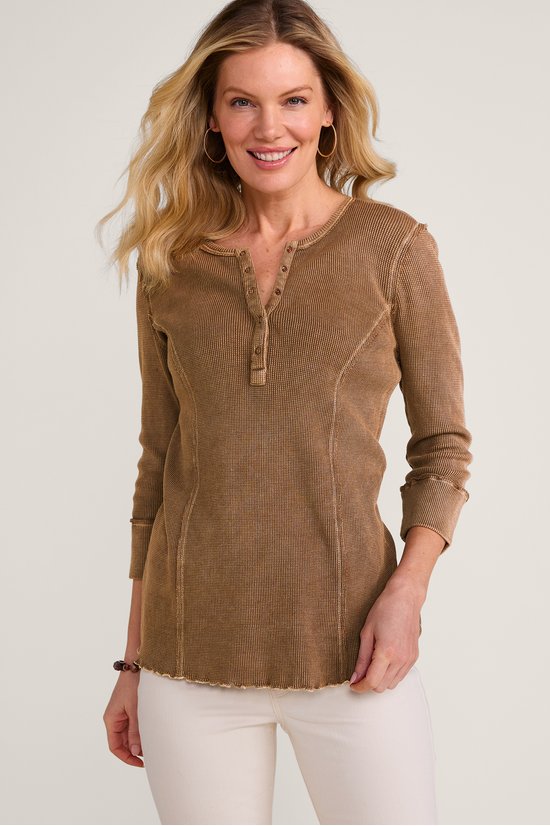 Hazel Waffle Top