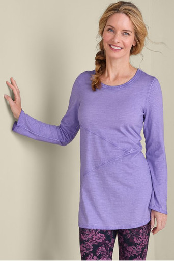 ワンピース rosarymoon Slub Knit Asymmetry Tunic Slub Knit Asymmetry Tunic - ROSARYMOON OFFICIAL WEB STORE