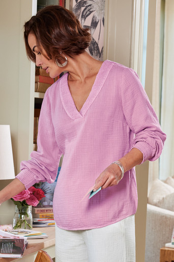 Genna Gauze Top