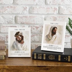 The Way The Truth The Life Collection Easel Block - 1 John 5:11