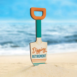 Coastal Collection Garden Sign - Digging Retirement