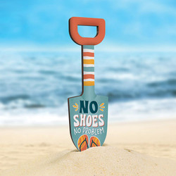 Coastal Collection Garden Sign - No Shoes