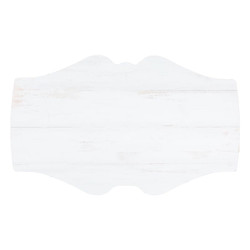 White Sign - 11" H
