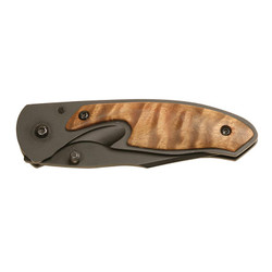 Black Pocket Knife with Clip