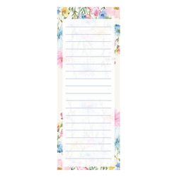Worthy Wildflowers Magnet Back Notepad