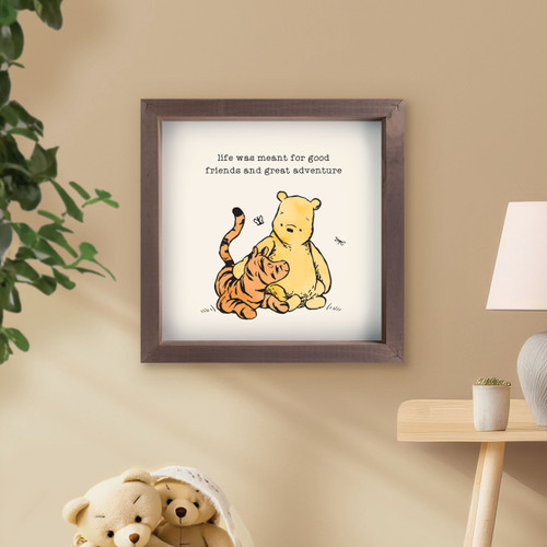 Winnie The Pooh Collection Framed Art - Life Was Meant For Good