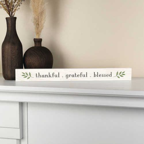 Stick Art - Thankful Grateful