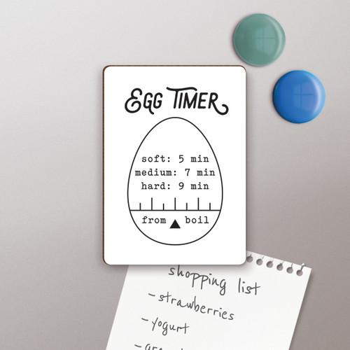 Wood Magnet - Egg Timer