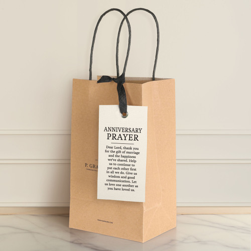 Anniversary Prayer Linen Tag
