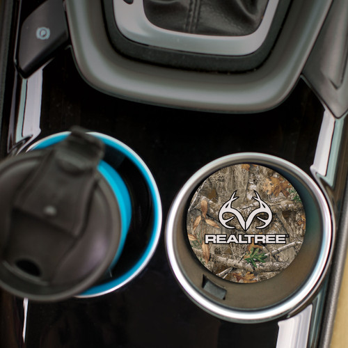Ceramic Car Coasters (Retail Pack) - Real Tree