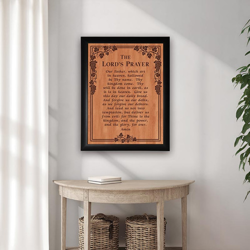 Ornate Decor Carved Art - Our Father - XL