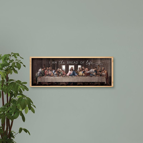 Last Supper Collection Framed Art - I Am The Bread Of Life