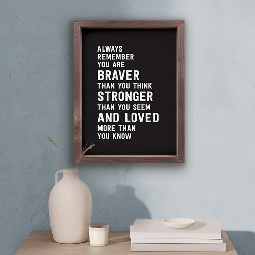 Framed & Simple Framed Art - Always Remember