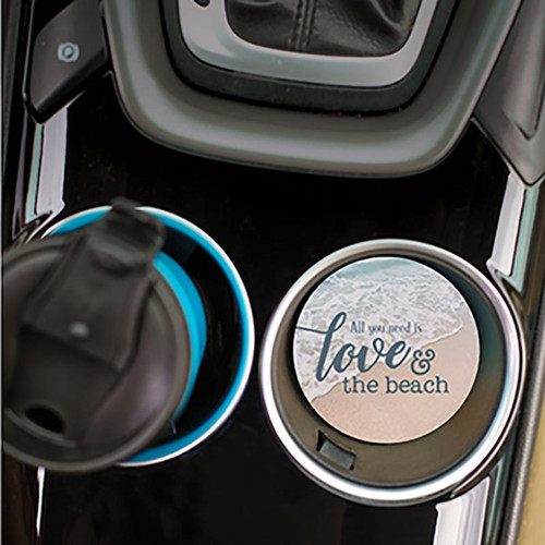 Coastal Collection Car Coaster (Retail Pack) - All You Need Is Love