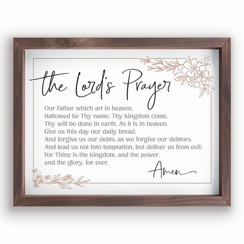Framed Art - The Lord's Prayer