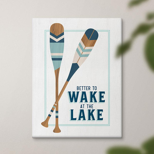 Lake & Lodge Collection Canvas - Better To Wake