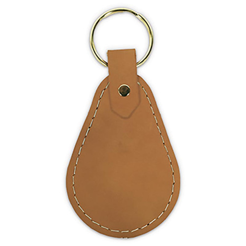 Leather Keychain - 4.5"H