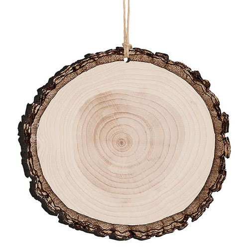 Faux Sliced Log Ornament Faux Sliced Log Ornament