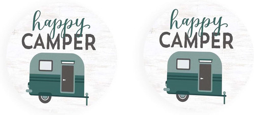 Car Coasters - Happy Camper