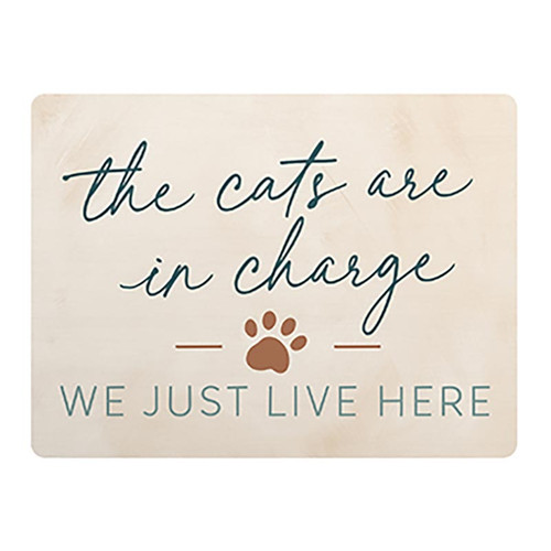 Paw Prints Magnet - The Cats Are In Charge