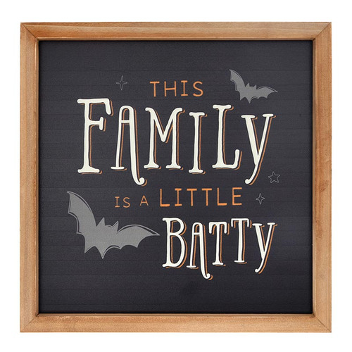Trick Or Treat Framed Art - This Family Is A Little Batty