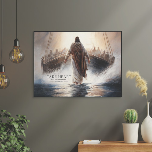 Foundations Of Faith Collection Art Print - Take Heart It Is