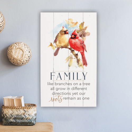 Birds Of A Feather Collection Pallet Sign - Family