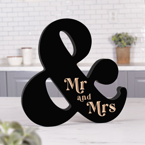 Shape Sign - Mr & Mrs